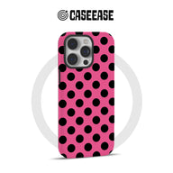 Bold Pink Polka Dot Phone Case