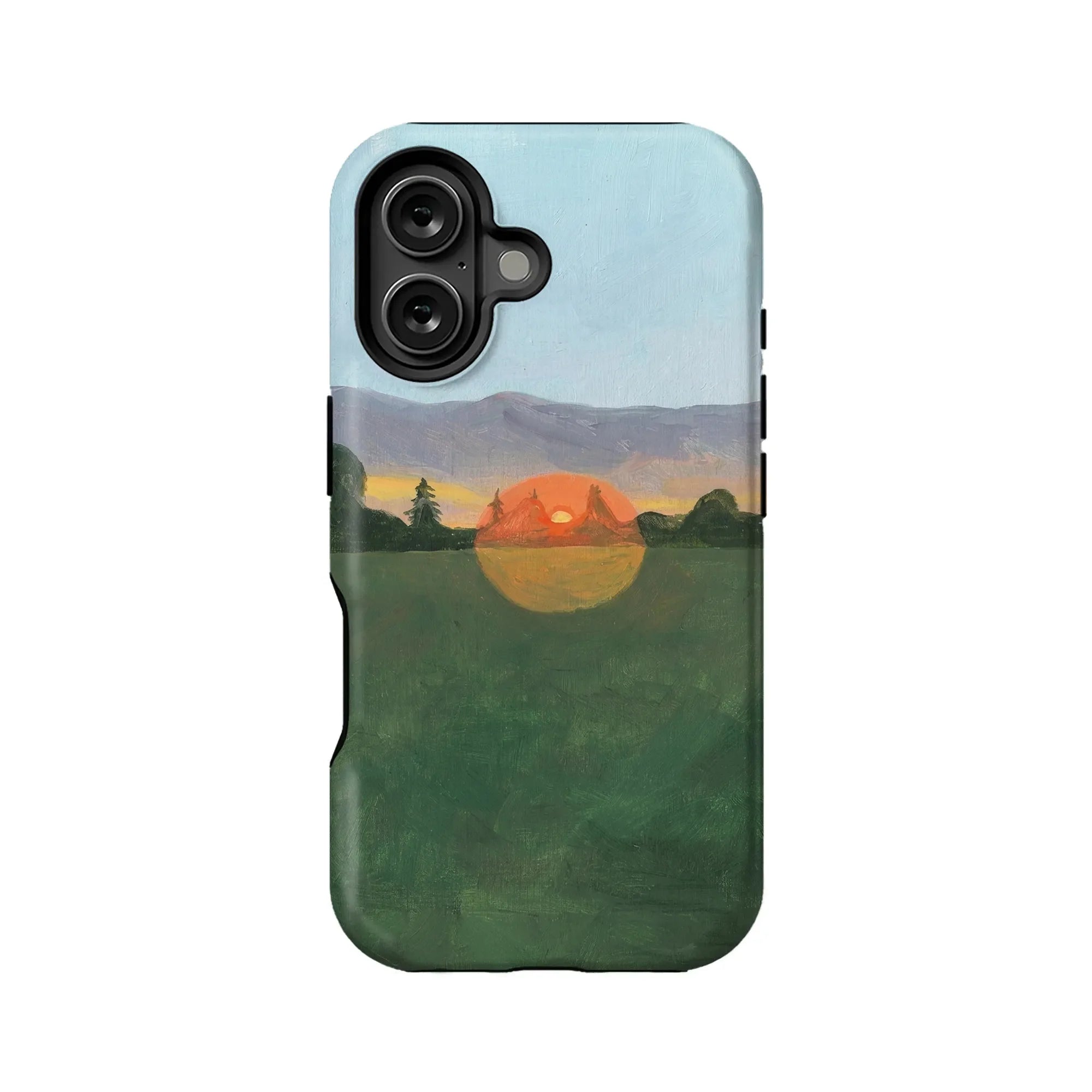 Sunrise Minimalist IPhone Phone Case - Premium Protective Phone Case - View 1