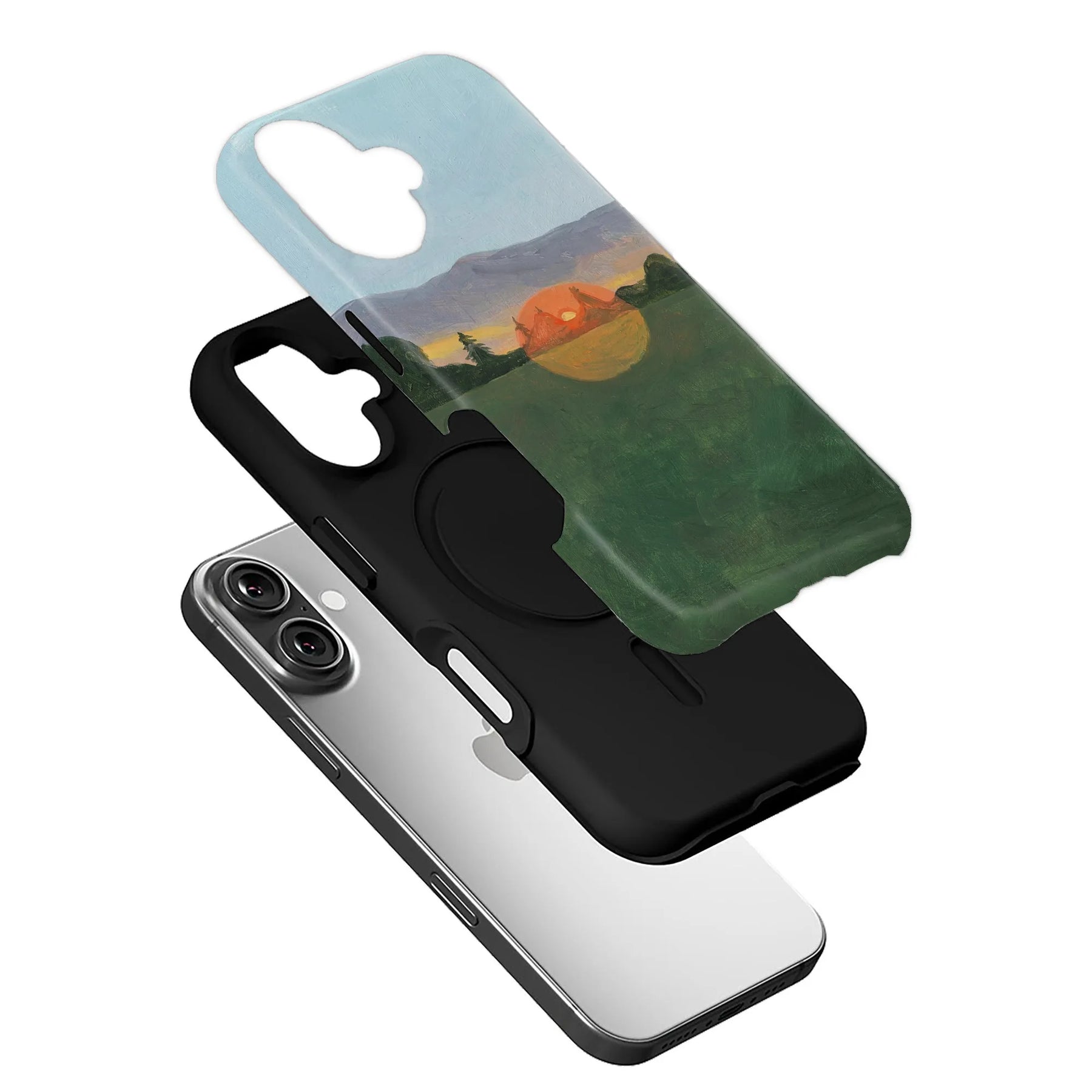 Sunrise Minimalist IPhone Phone Case - Premium Protective Phone Case - View 3