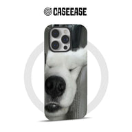 White Puppy Cute Animal IPhone Phone Case - Premium Protective Phone Case - View 4