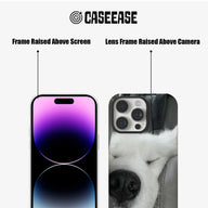 White Puppy Cute Animal IPhone Phone Case - Premium Protective Phone Case - View 5