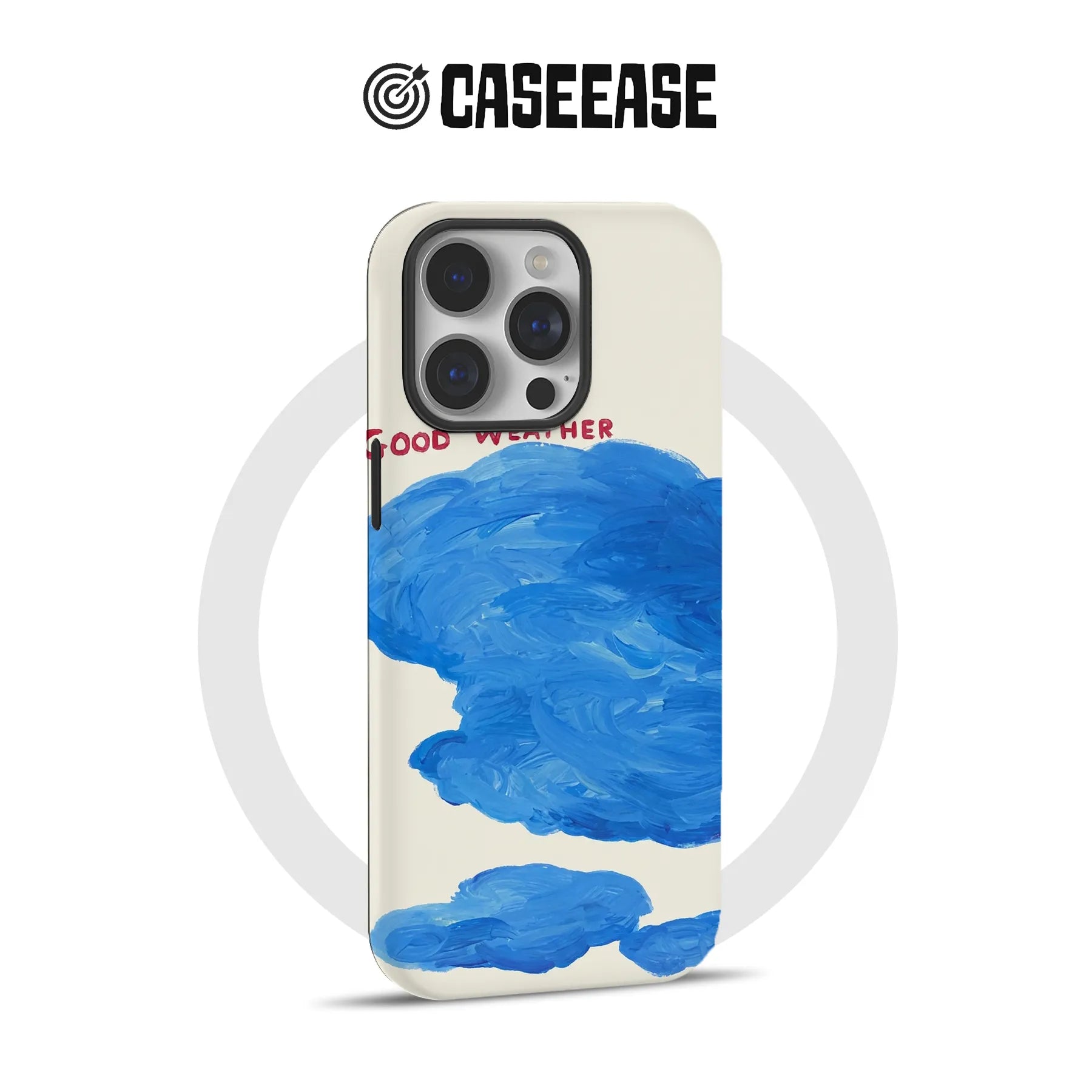 Good Weather Text Art IPhone Phone Case - Premium Protective Phone Case - View 4