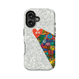 Heart Lighting Minimalist IPhone Phone Case - Premium Protective Phone Case - View 1