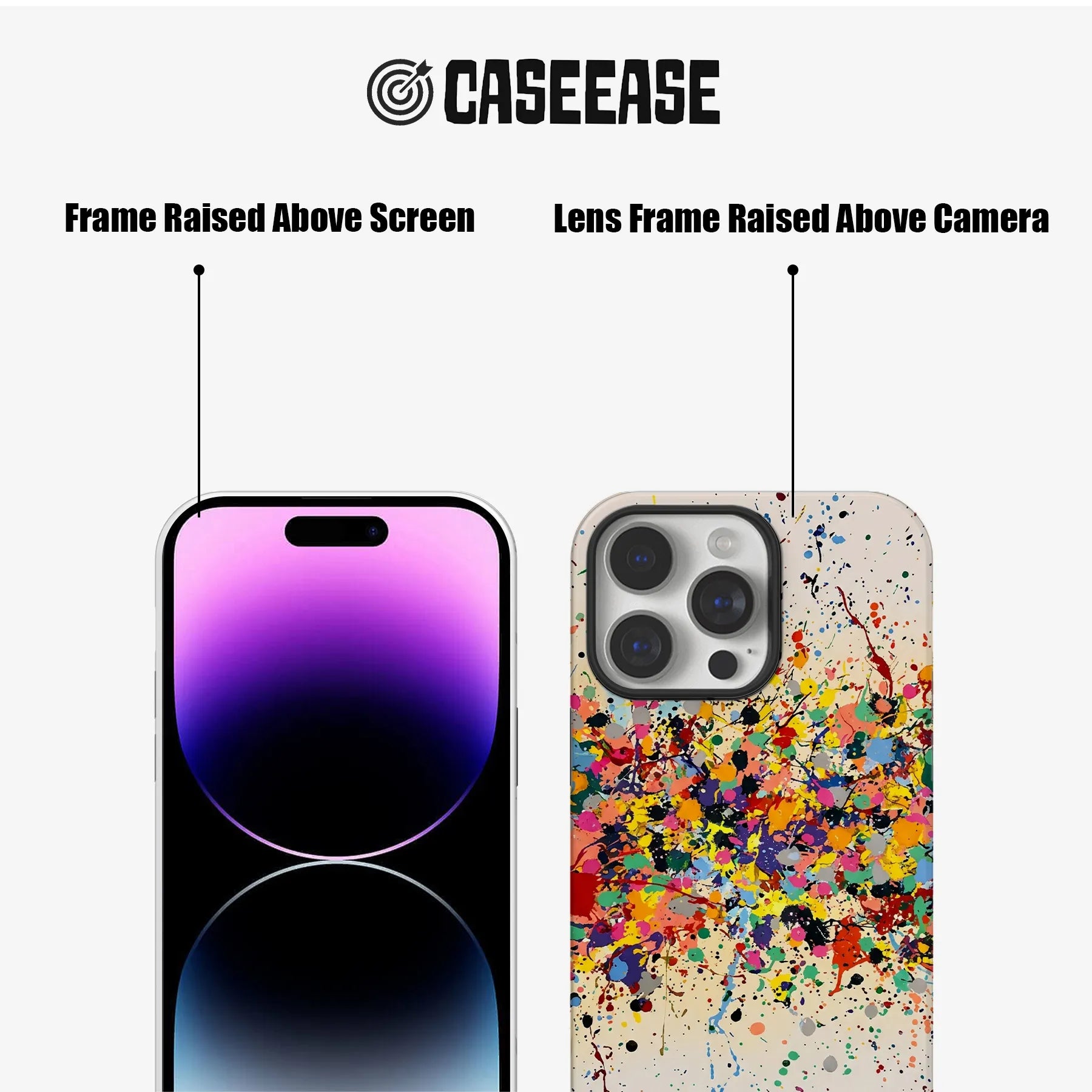 Splash Paint Streetwear IPhone Phone Case - Premium Protective Phone Case - View 5