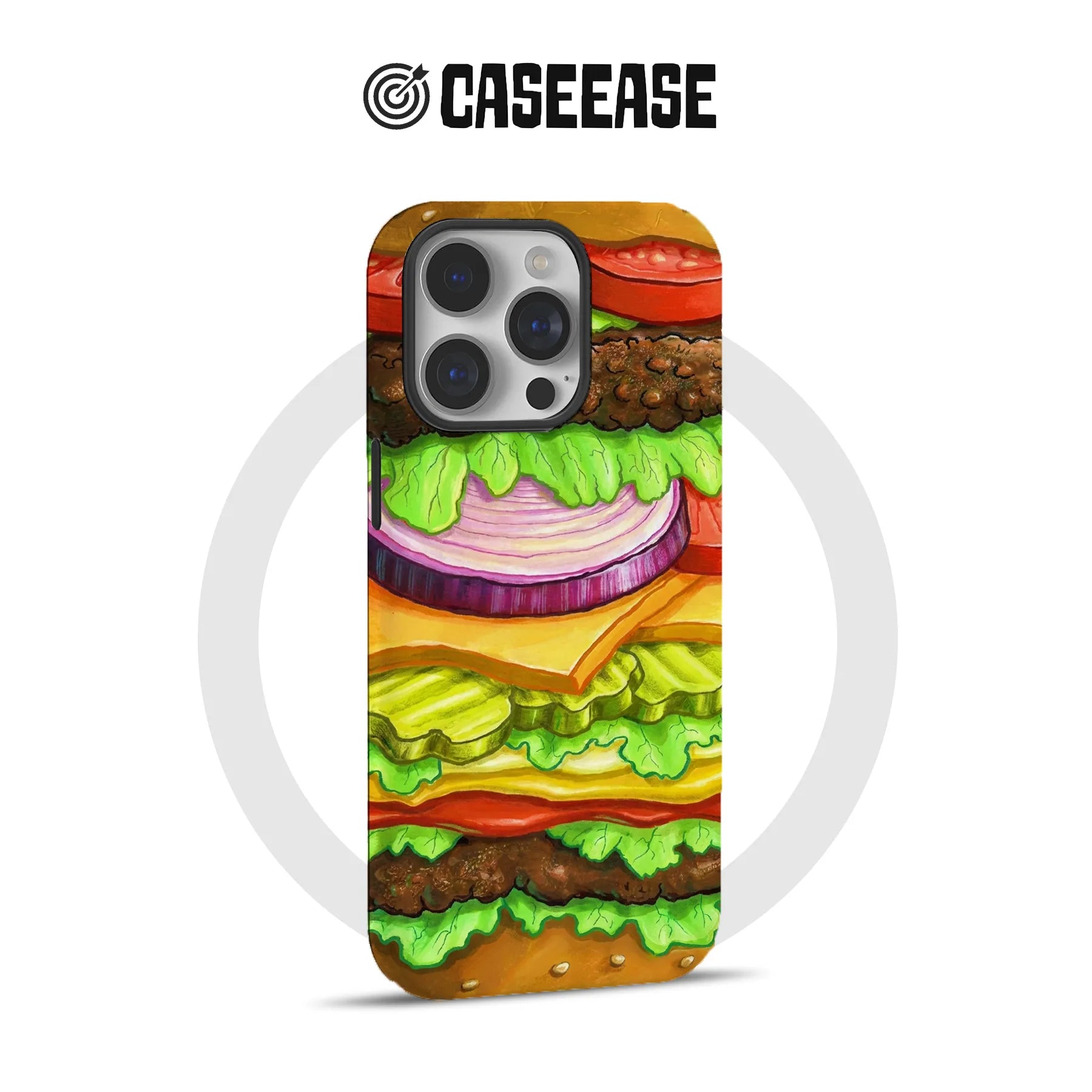 Hamburger Streetwear IPhone Phone Case - Premium Protective Phone Case - View 4
