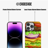 Hamburger Streetwear IPhone Phone Case - Premium Protective Phone Case - View 5