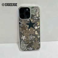 Holographic Chrome Starry Night Phone Case - Metallic Finish