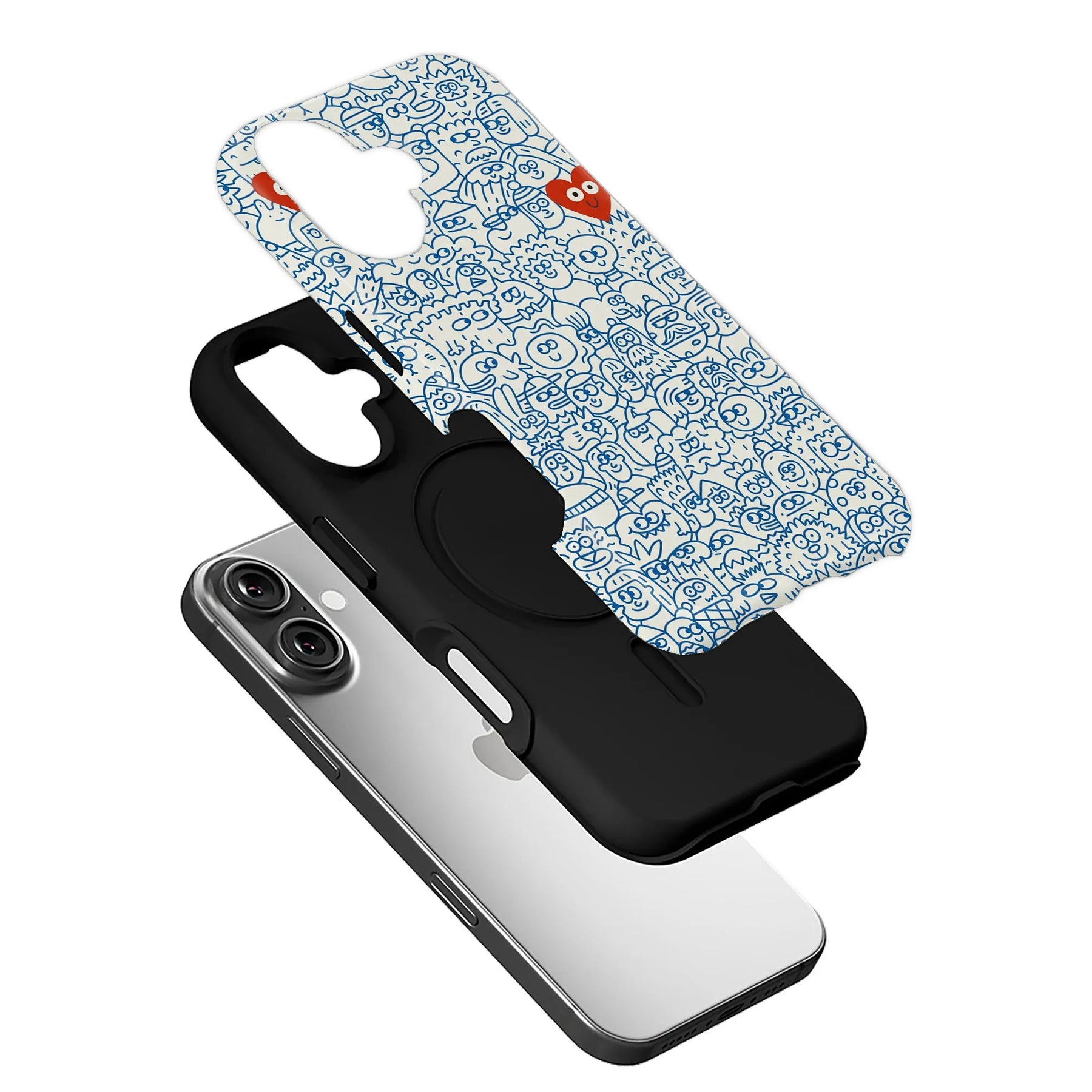 Little Love Minimalist IPhone Phone Case - Premium Protective Phone Case - View 3