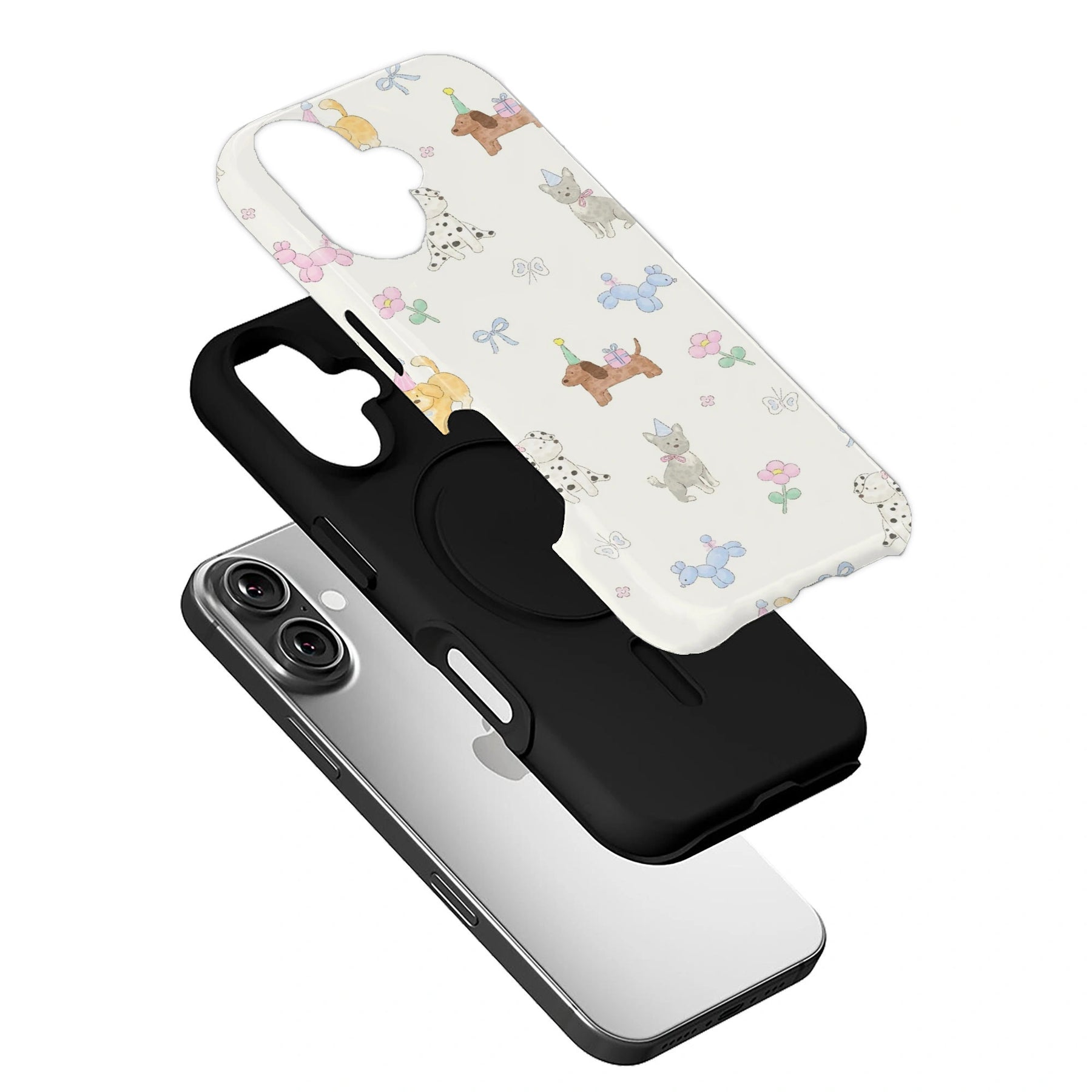 Cute Cartoon Phone Case – Adorable Cats, Bears, and Sweet Designs