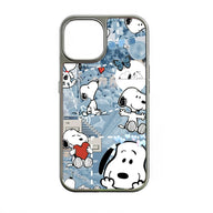 Snoopy Cartoon Phone Case - Holographic Design & Colorful Aesthetics