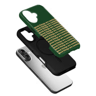 Good Things Are Coming Phone Case - Motivational Green Design
