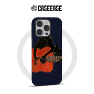 Black Cat Guitar Phone Case