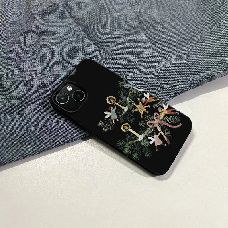 Angel Christmas Ornament Phone Case – Festive Elegance and Protection