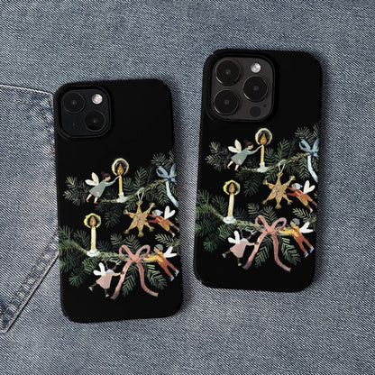 Angel Christmas Ornament Phone Case – Festive Elegance and Protection