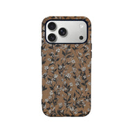 Vintage Line Floral Phone Case – Minimalist Elegance