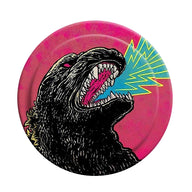 Retro Godzilla Pop Art Phone Grip – Neon Monster Roar Stand for Smartphones