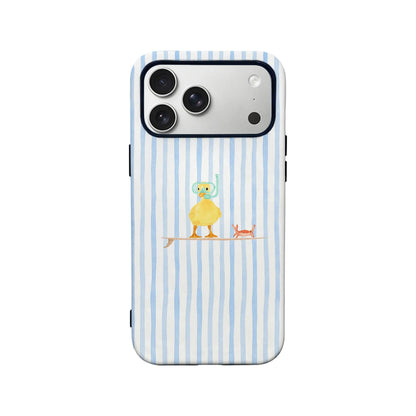 Cute Snorkeling Duck Phone Case
