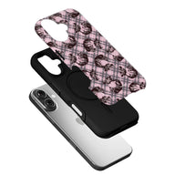 Cute Pink Pudding Bow Phone Case