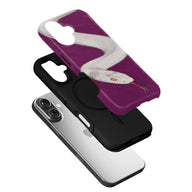Elegant White Snake Phone Case