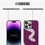 Elegant White Snake Phone Case