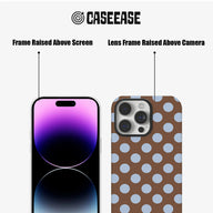 Stylish Brown Dot Phone Case