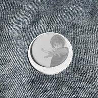 Text Art Anime Phone Grip & Stand - Grayscale Character Holder