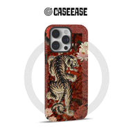 Artistic Tiger and Lotus Phone Case
