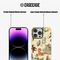 Curious George Fun iphone 16 phone case