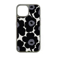 Holographic Chrome Phone Case for iPhone 14 Pro - Prismatic Floral Design