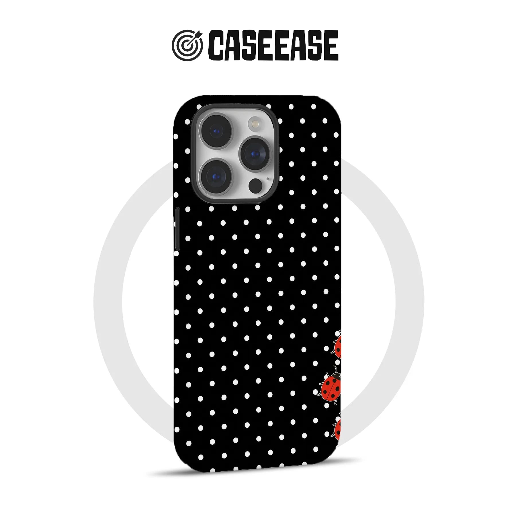Polka Dot Ladybug Phone Case - Stylish Protection