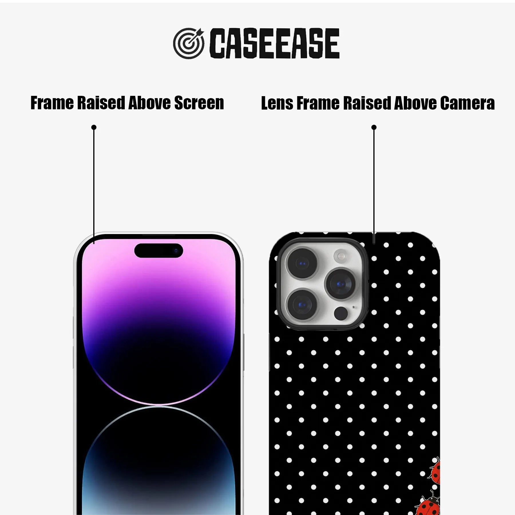 Polka Dot Ladybug Phone Case - Stylish Protection