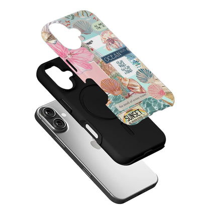 Ocean Vibes Shells and Corals Phone Case