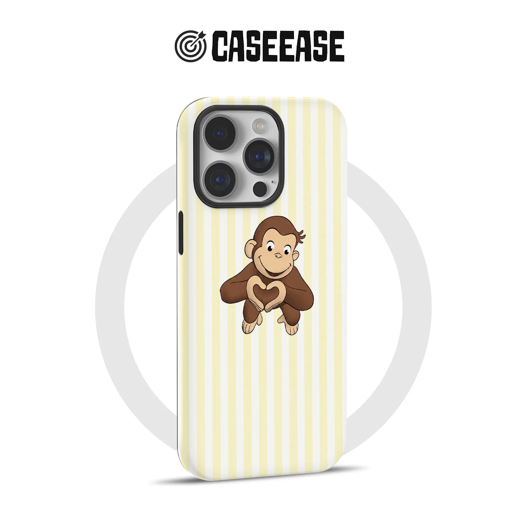 Cute Monkey Heart Phone Case