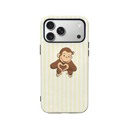 Cute Monkey Heart Phone Case