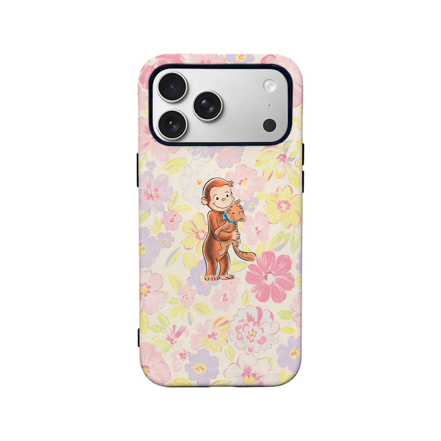 Curious George Soft Floral Phone Case