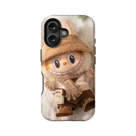 Funda para teléfono con forma de muñeca Labubu