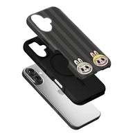 Bonita funda para teléfono Labubu con un simpático diseño de personaje