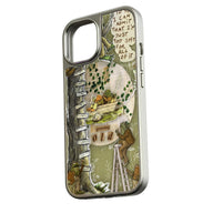 Holographic Chrome Green Frogs Phone Case - Nature-Inspired Design