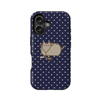 Cute Pusheen Cat Polka Dot Phone Case