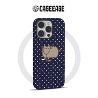 Cute Pusheen Cat Polka Dot Phone Case