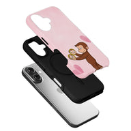 Cute Curious George Phone Case for iPhone