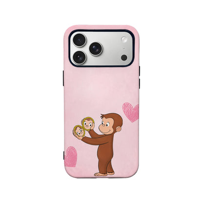 Cute Curious George Phone Case for iPhone