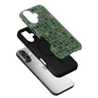 Mosaic Green Phone Case - Stylish & Durable