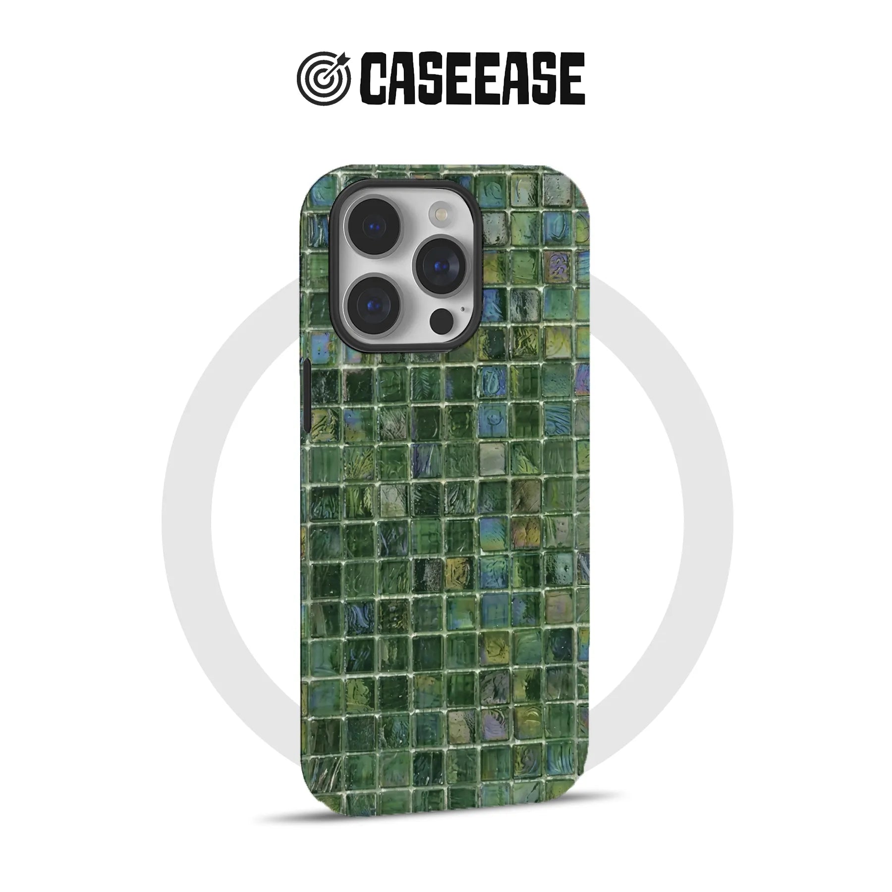 Mosaic Green Phone Case - Stylish & Durable