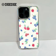 Holographic Chrome Fruit Phone Case - Vibrant Berry Design