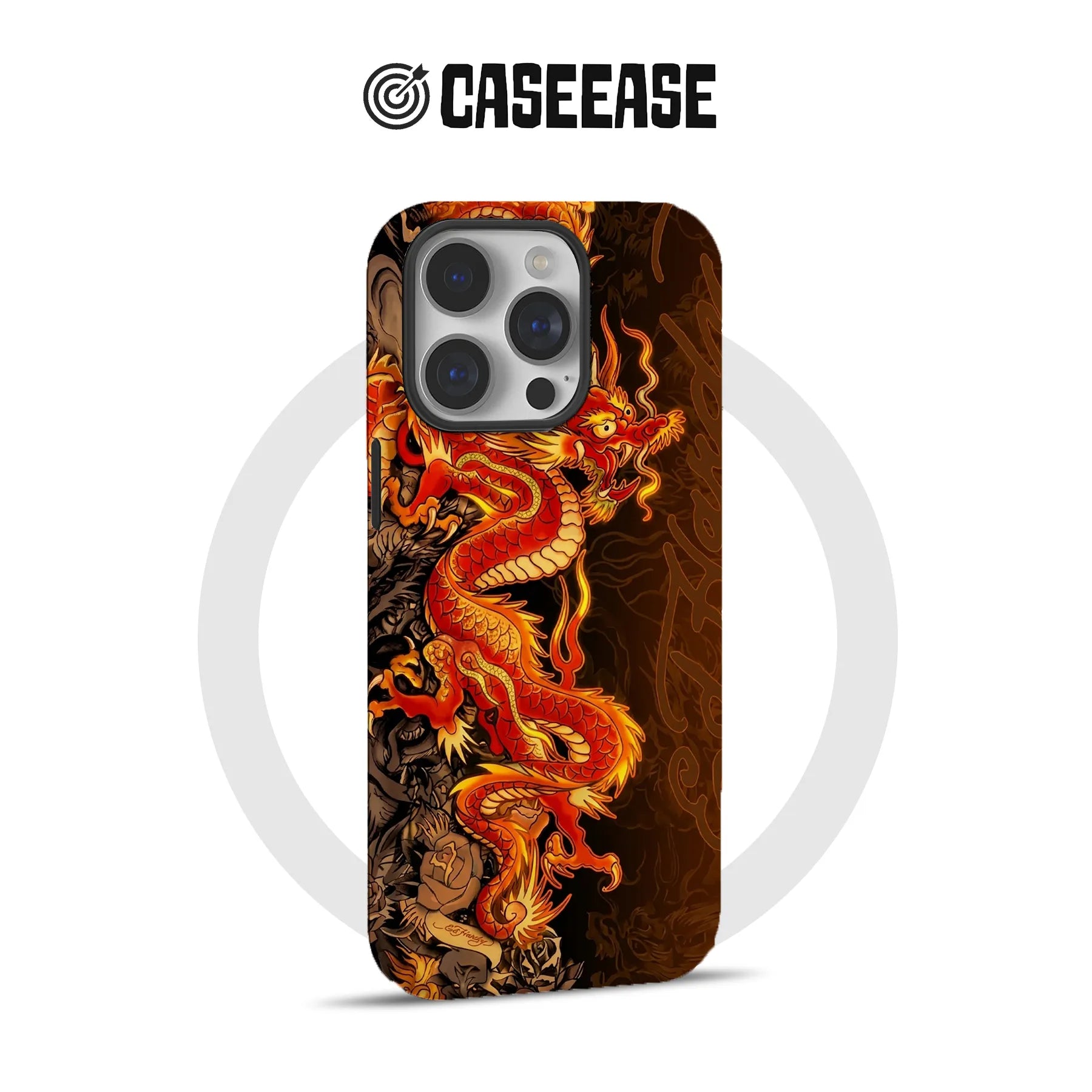 Fiery Dragon Phone Case - Bold Art for Your Device