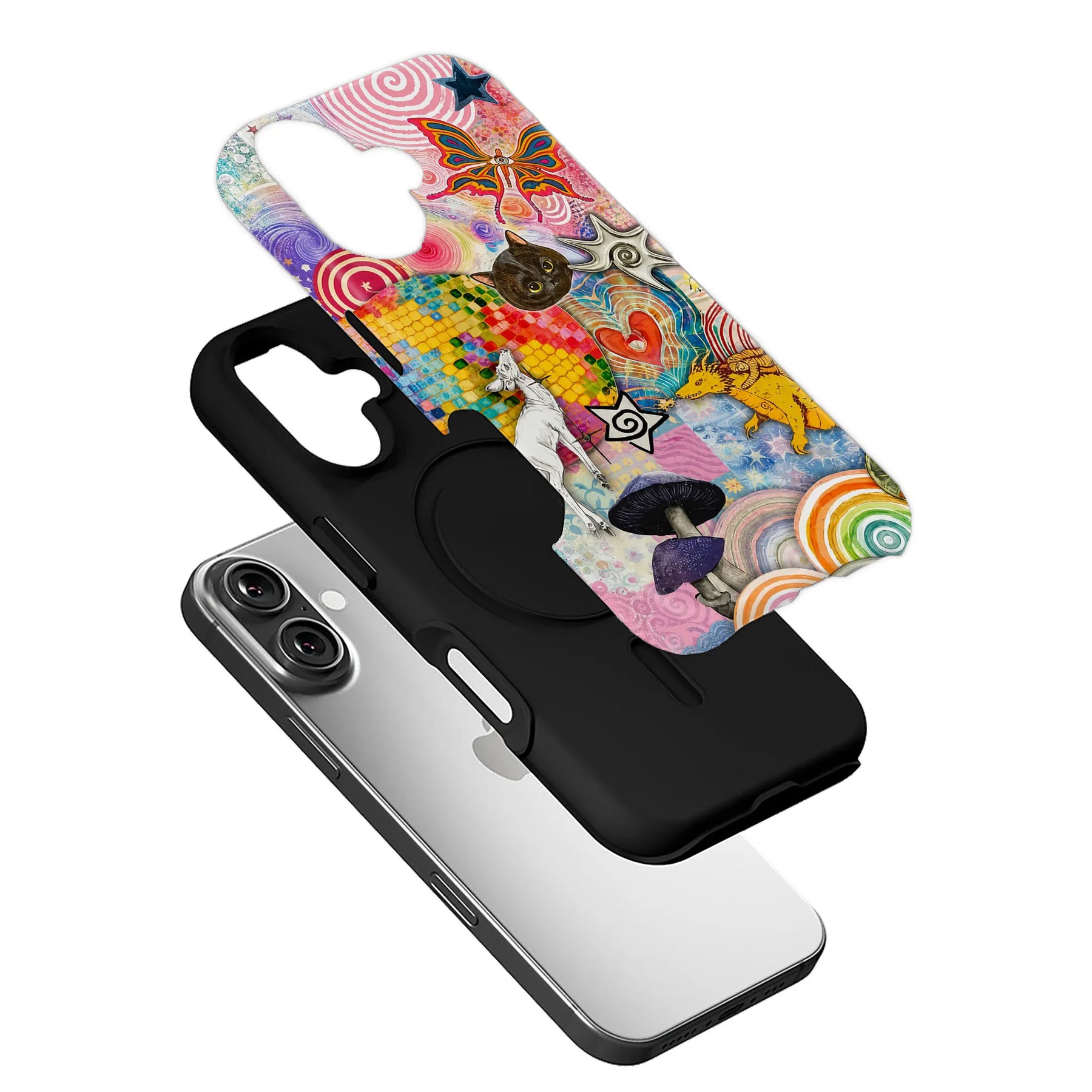 Colorful Whimsical Animals Phone Case