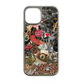 Holographic Chrome Phone Case - Glamorous Collage Design