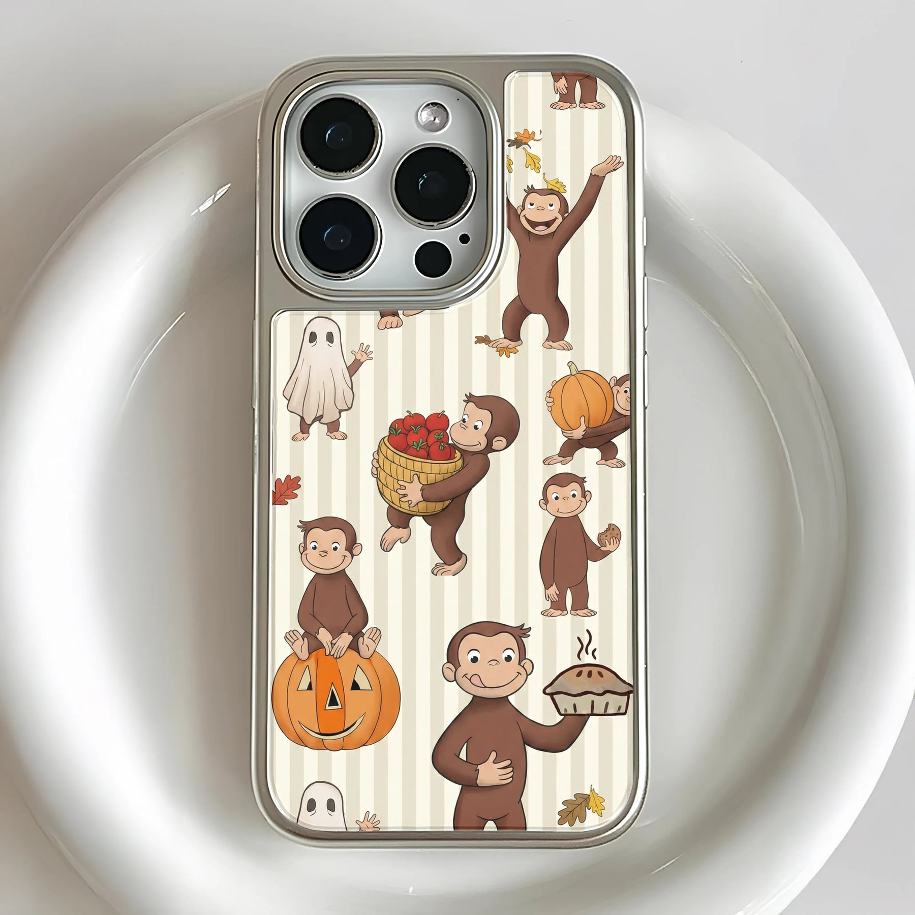 Curious Monkey Phone Case - Fun Character Design & Seasonal Vibes