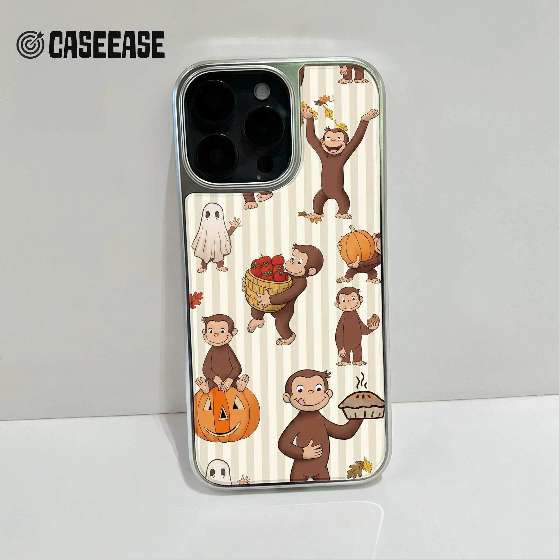 Curious Monkey Phone Case - Fun Character Design & Seasonal Vibes